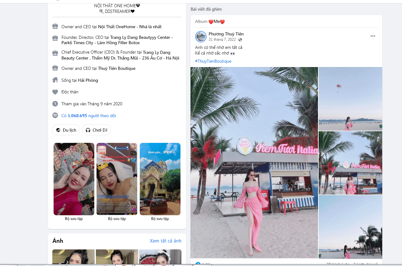 Lộ clip 14p em Phương Thuỳ Tiên (Thuỳ Tiên Beauty Center)